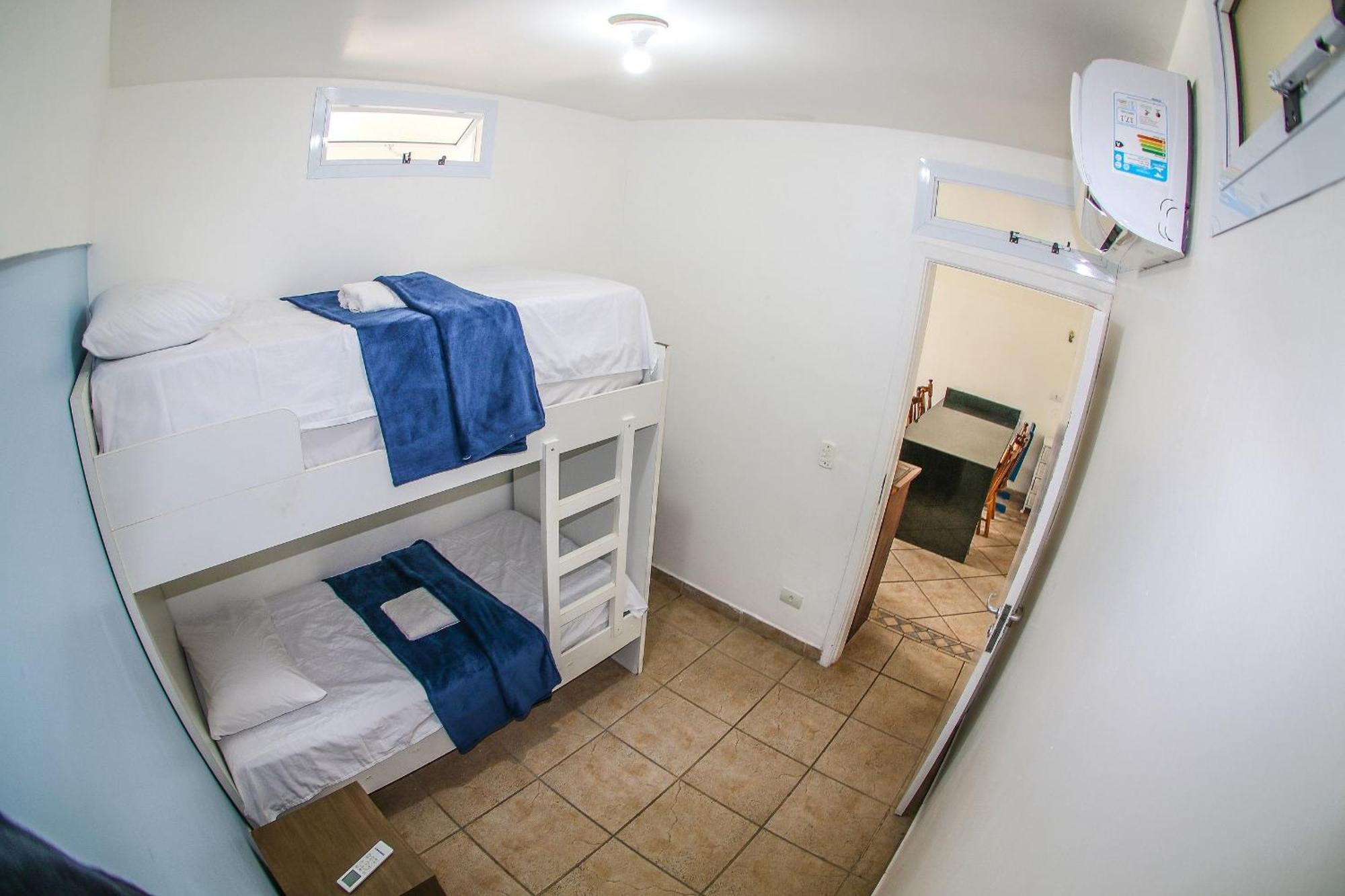 1E-Pe Na Areia Da Praia Do Tombo, 3 Quartos, Ar Cond, 2 Banheiros+Roupas De Cama Guarujá Exterior foto