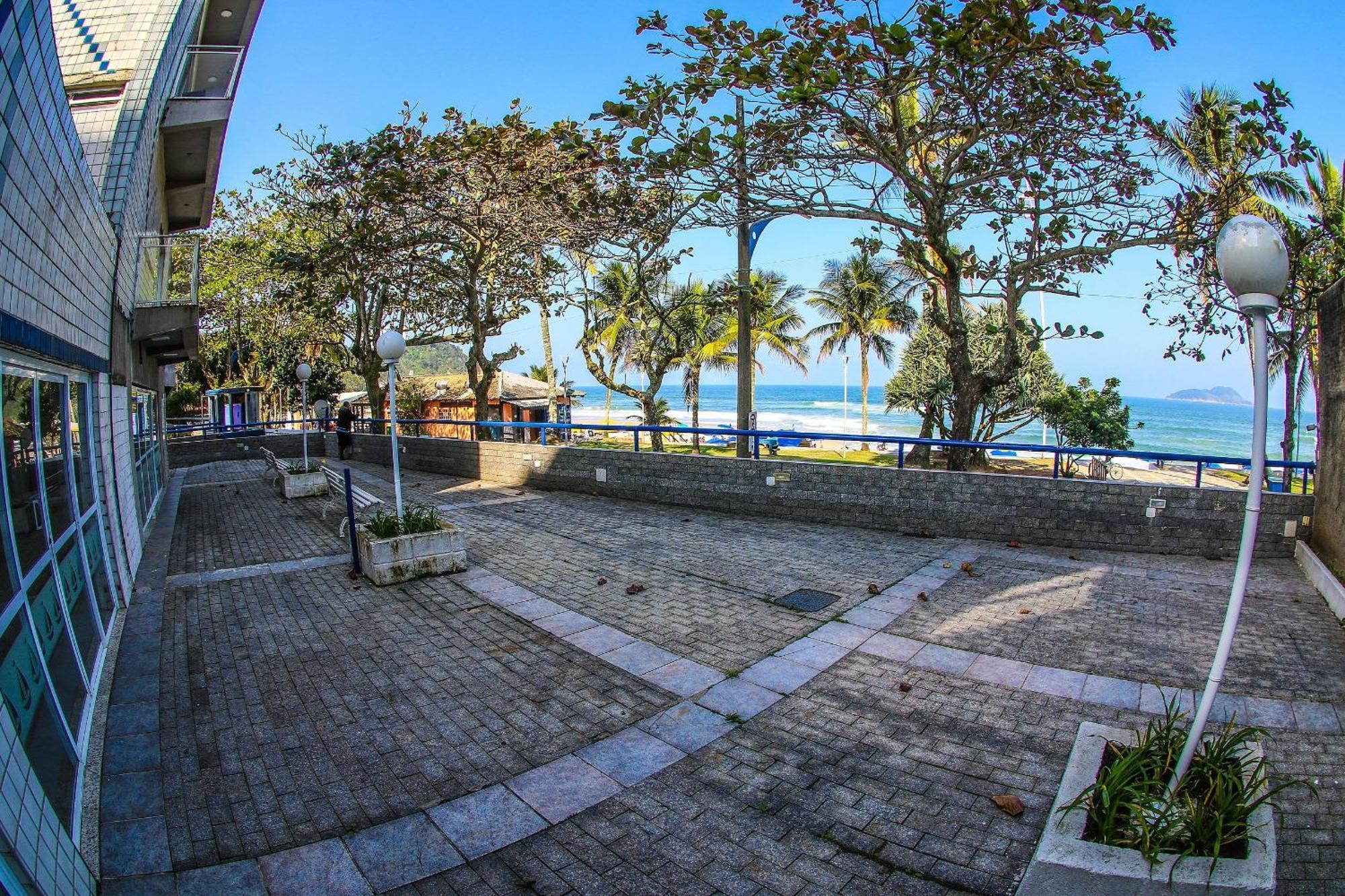 1E-Pe Na Areia Da Praia Do Tombo, 3 Quartos, Ar Cond, 2 Banheiros+Roupas De Cama Guarujá Exterior foto