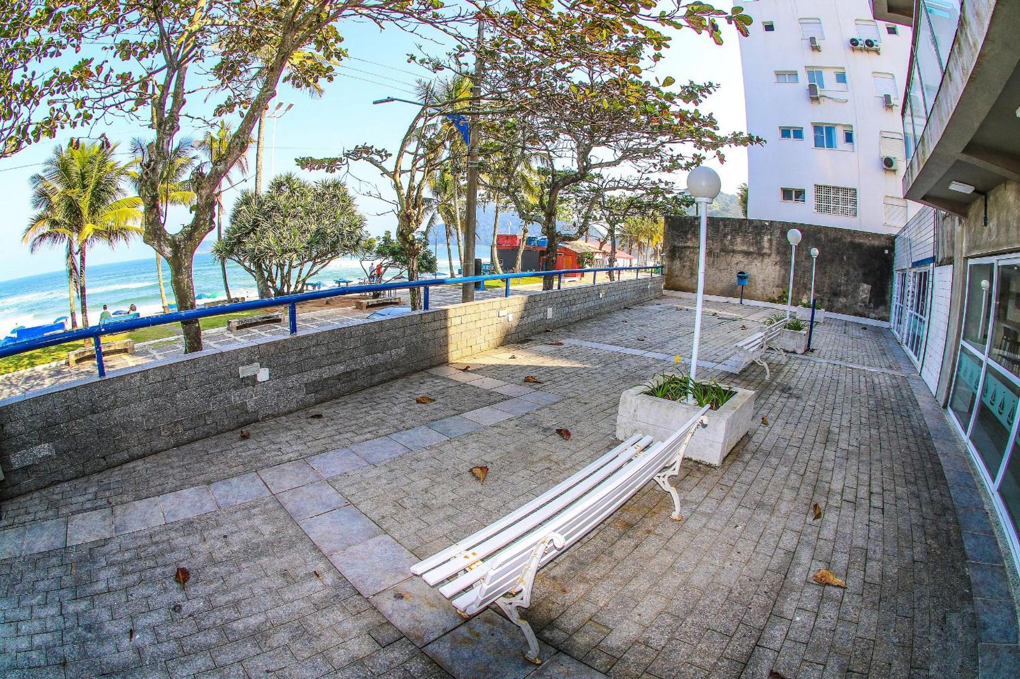 1E-Pe Na Areia Da Praia Do Tombo, 3 Quartos, Ar Cond, 2 Banheiros+Roupas De Cama Guarujá Exterior foto