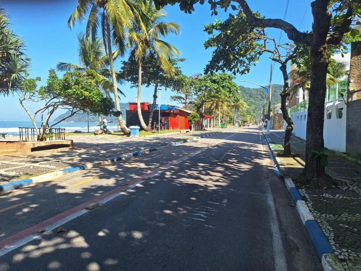 1E-Pe Na Areia Da Praia Do Tombo, 3 Quartos, Ar Cond, 2 Banheiros+Roupas De Cama Guarujá Exterior foto